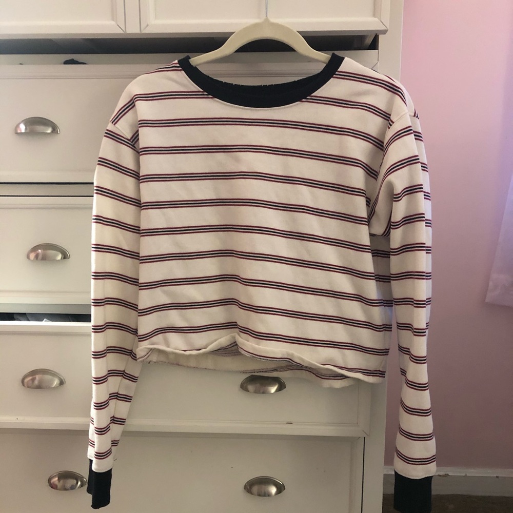 Forever 21 striped sweatshirt